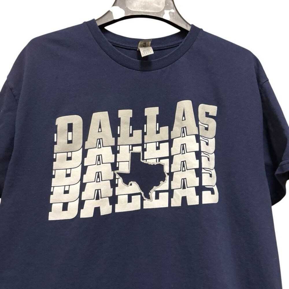 Dallas Texas Size Men’s Large T-Shirt - Picture 2 of 5
